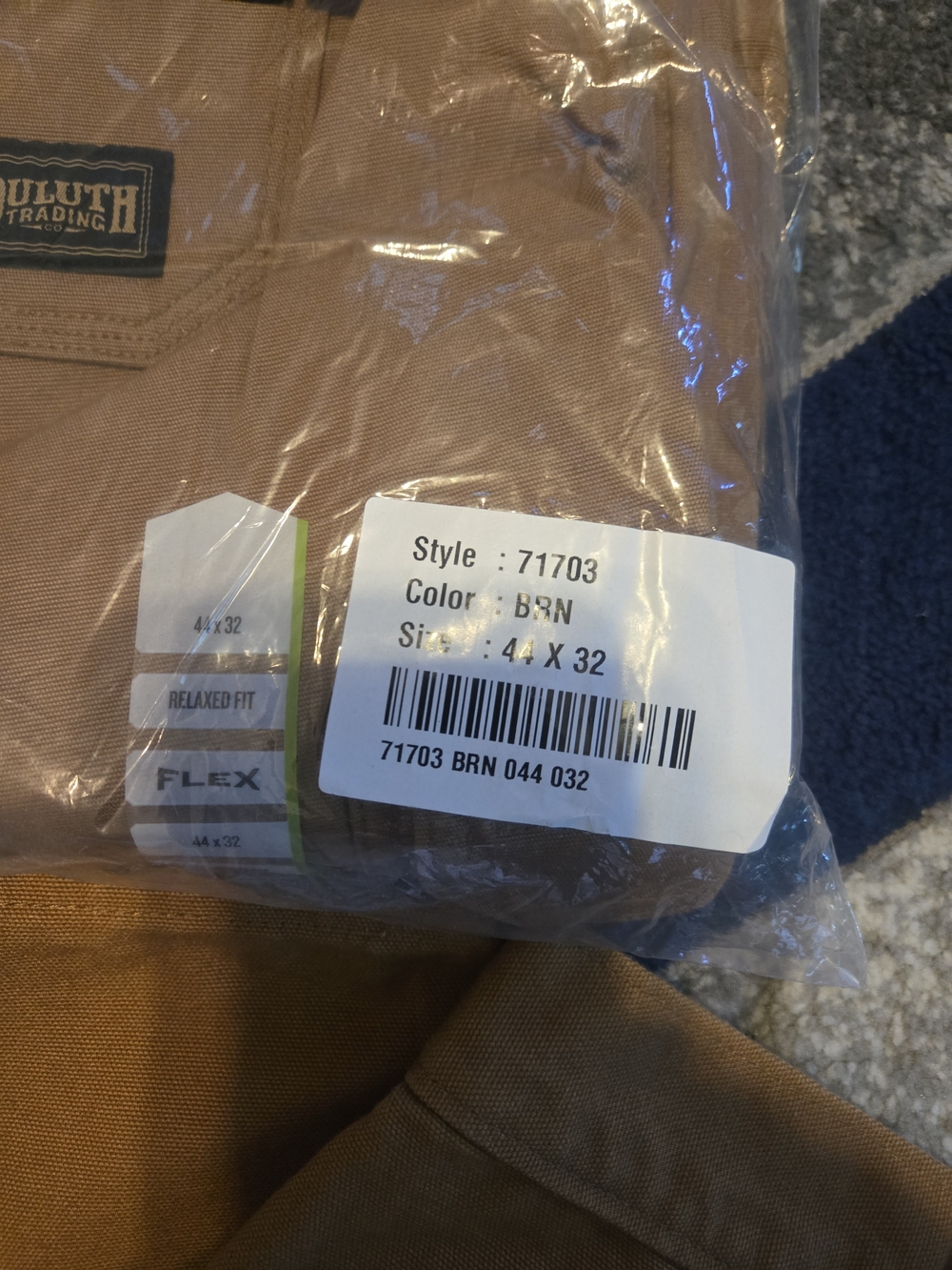Carhartt Men’s Tan Work Pants - Durable Utility Style - Picture 5 of 5